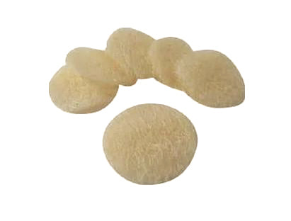 Natural face sponge loofah and exfoliating sponge for face (set of 6)