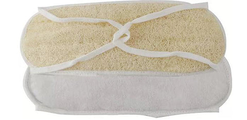 Natural back scrubber loofah and bath sponge